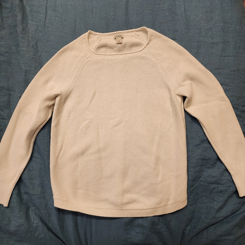 L.L. Bean Women's Cream Sweater